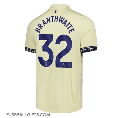 Everton Jarrad Branthwaite #32 Fußballbekleidung Auswärtstrikot 2025-26 Kurzarm